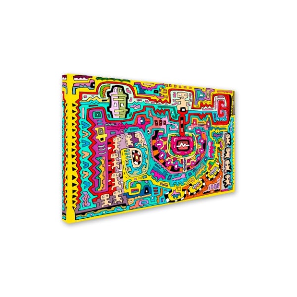 Miguel Balbas 'Circuits XV' Canvas Art,12x19